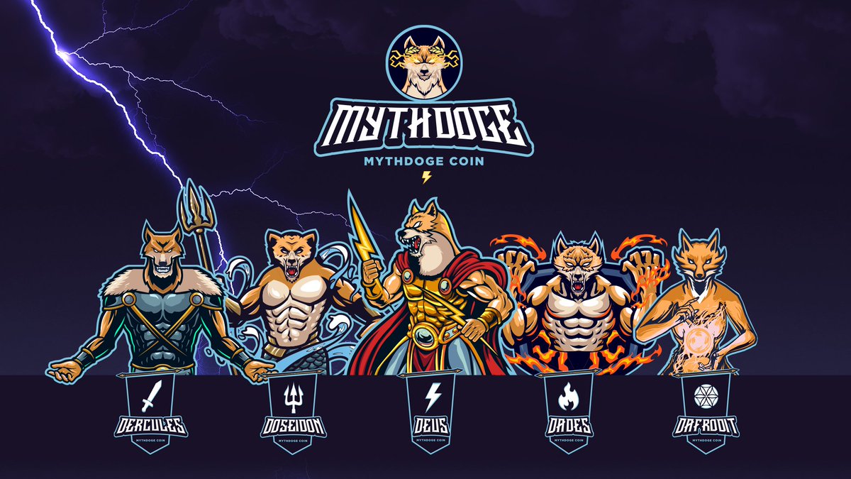 MatrixDFan1's tweet photo. @solana ..⚡️ MYTHDOGE ⚡️..
.💥Welcome to the world of MYTHDOGE💥.
.🔥Presale Live on 19.03.2022 at 6 pm UTC🔥.

.✨MythDoge is a game universe filled with fascinating mythic creatures, Doge Gods, that players can collect as characters...

Telegram: MythDogeToken

https://t.co/aNCxSMAprV https://t.co/Leva9ZMlKm