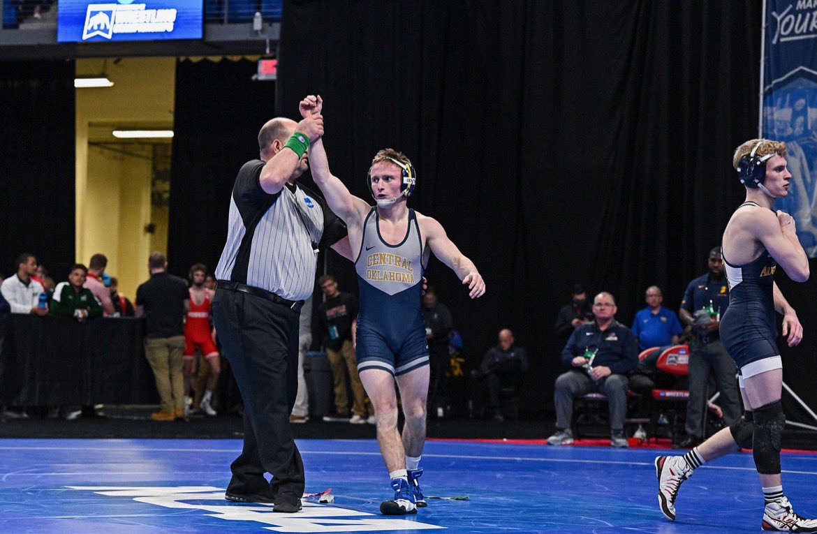 okrstlr's tweet photo. So proud of my son!!  He battled thru some adversity in a cpl matches and ended up 4th and is a 2 X All American. One hell of a career! As bad as it sucks to know this was his last match today, his future is very bright!! 👊#engineeringcareer #nextchapter #rollchos https://t.co/2qiiEUZ1LI