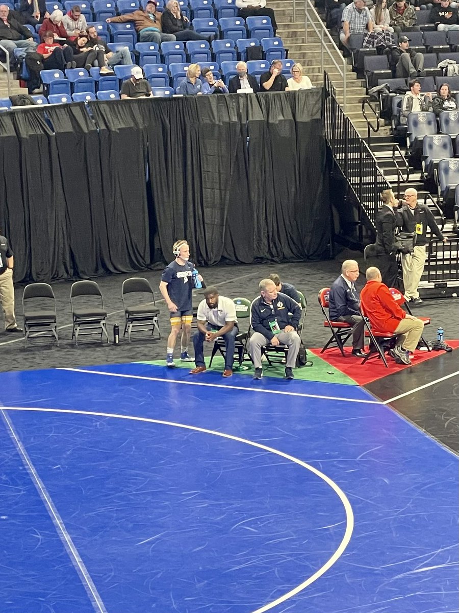 okrstlr's tweet photo. So proud of my son!!  He battled thru some adversity in a cpl matches and ended up 4th and is a 2 X All American. One hell of a career! As bad as it sucks to know this was his last match today, his future is very bright!! 👊#engineeringcareer #nextchapter #rollchos https://t.co/2qiiEUZ1LI
