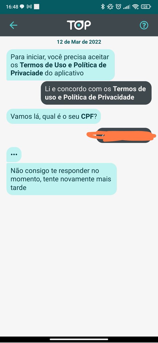leandrorluccas's tweet photo. @BoradeTop No meu app tá assim, minha esposa testou tb, mesma coisa https://t.co/o05OjjYnlk