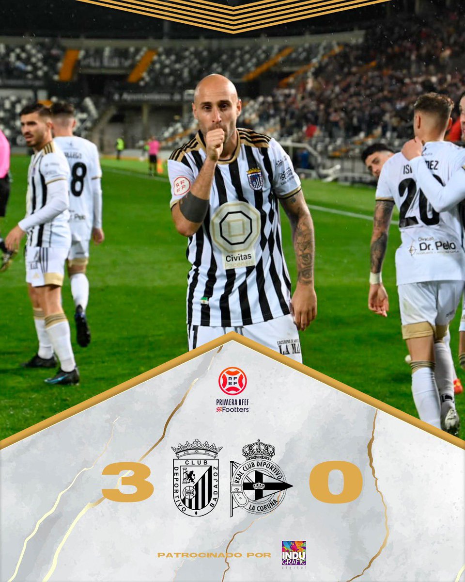 FINAL | Partidazo de los nuestros. Los 3 puntos se quedan en casa. 
¡Enhorabuena equipo y gracias afición! 
¡Vamos Bada!