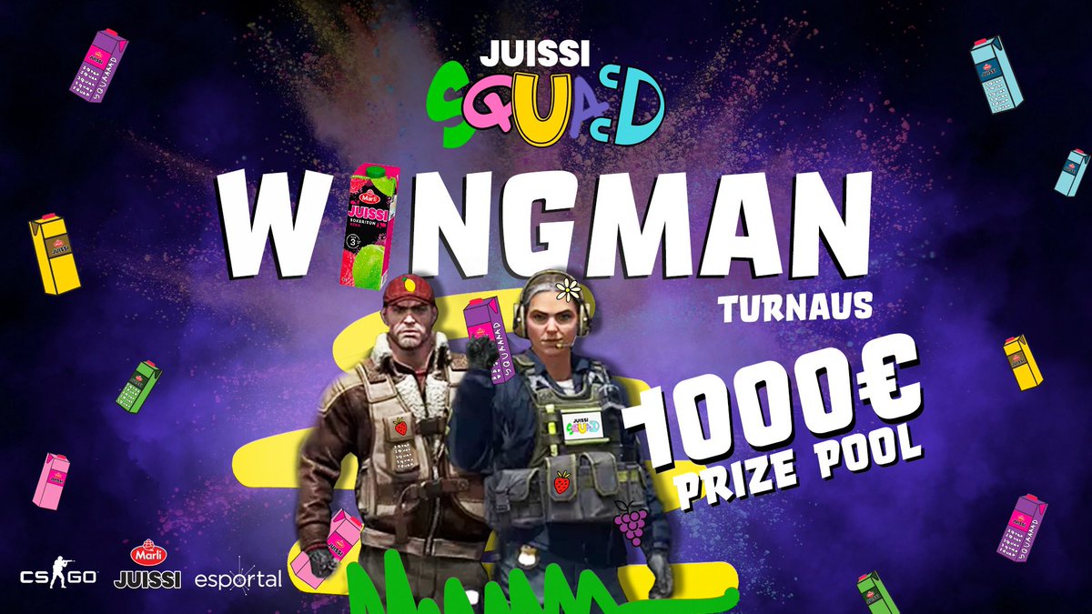 Onnittelut chocolovers (<a href="/jemicsgo/">Jemi</a> &amp; <a href="/LYNXiCSGO/">LYNXi</a>) Juissi Wingman turnauksen voitosta🏆🤩

Kaksikko voittaa finaalin 2-1 lukemin vs easygame (lapra &amp; hyyte)! 

1.sija 500€ chocolovers
2.sija 300€ easygame

GGWP ja kiitos kaikille osallistujille🔥

#esportsfi #csgofi #glhfjuissi