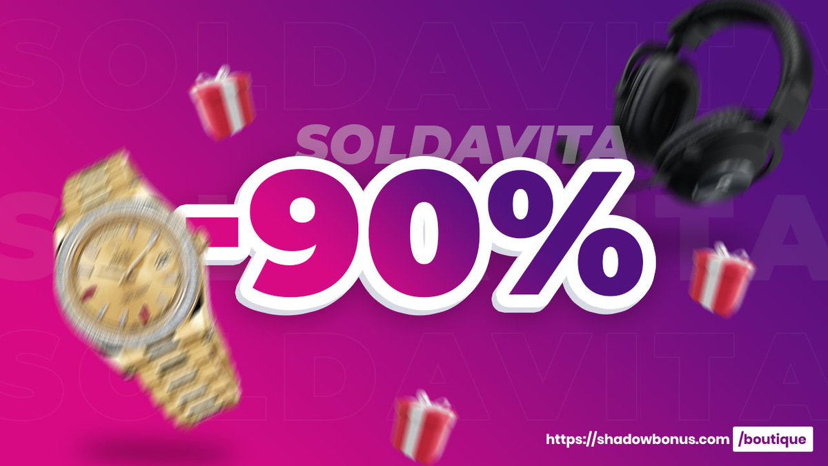 Shadow_Bonus's tweet photo. 🤑 PLUIE IMMINENTE

Tous les tickets de la boutique (https://t.co/69ykBgGOyy) sont à

-9️⃣0️⃣%

Achetez en masse vos tickets ❤️
Participez aussi aux concours de @vitaisback !

😎🚀 Promotion valable jusqu'à la fin du live de ce soir https://t.co/oEWMMjY8FL