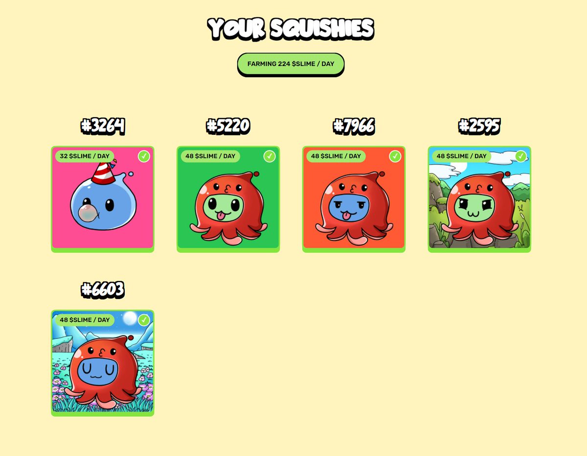 koalas9th's tweet photo. Me and @HappyMarsCat 's squishies are officially off to the farm to harvest some $slime!!! @SquishiverseNFT https://t.co/qpgWfXEHWz