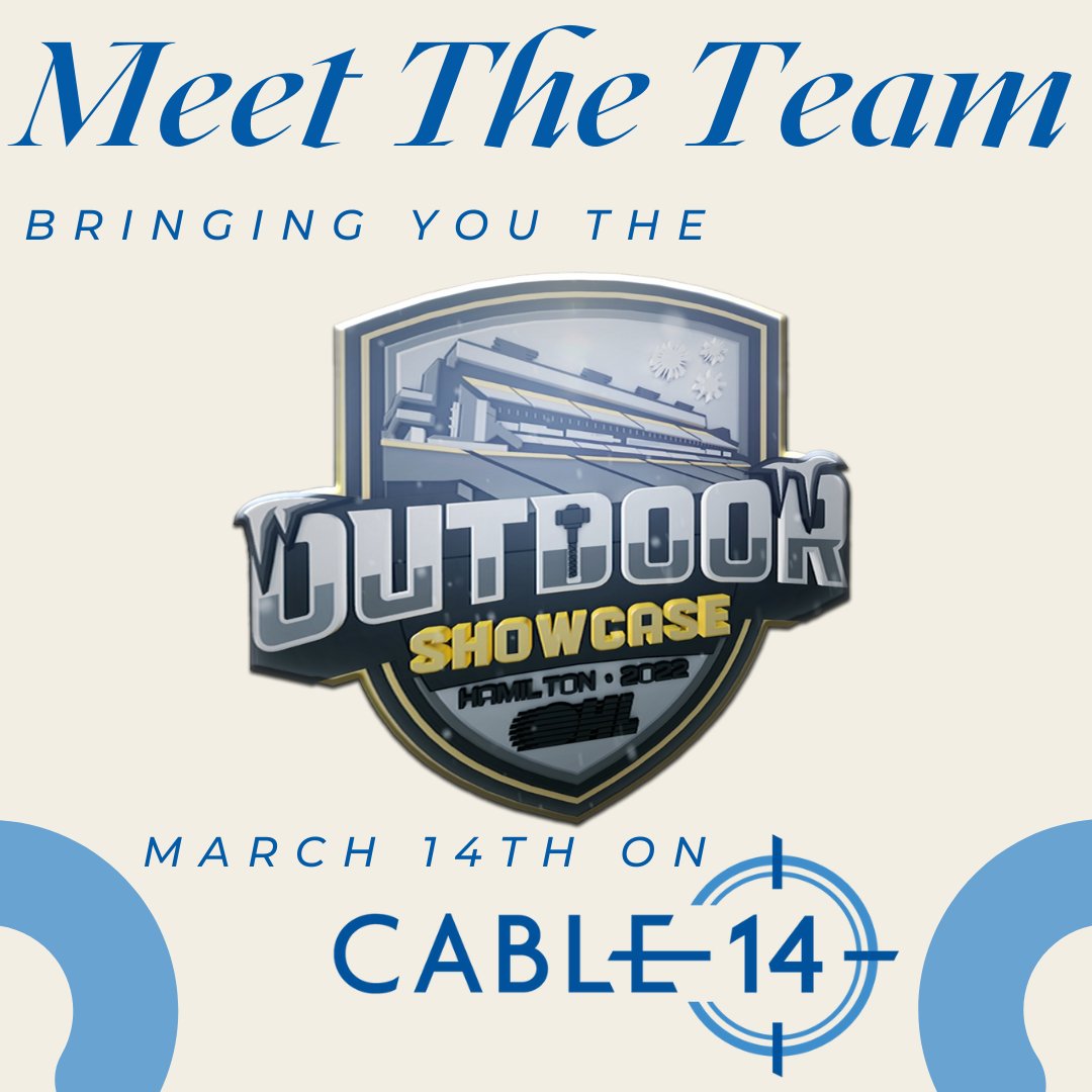cable14's tweet photo. #MeetOurTeam who is bringing you live coverage of the OHL Outdoor Showcase on Monday, March 14th. Our team is made up of both staff and volunteers! Scroll through to meet our amazing team. (2/2) https://t.co/QfX0HNLWAS