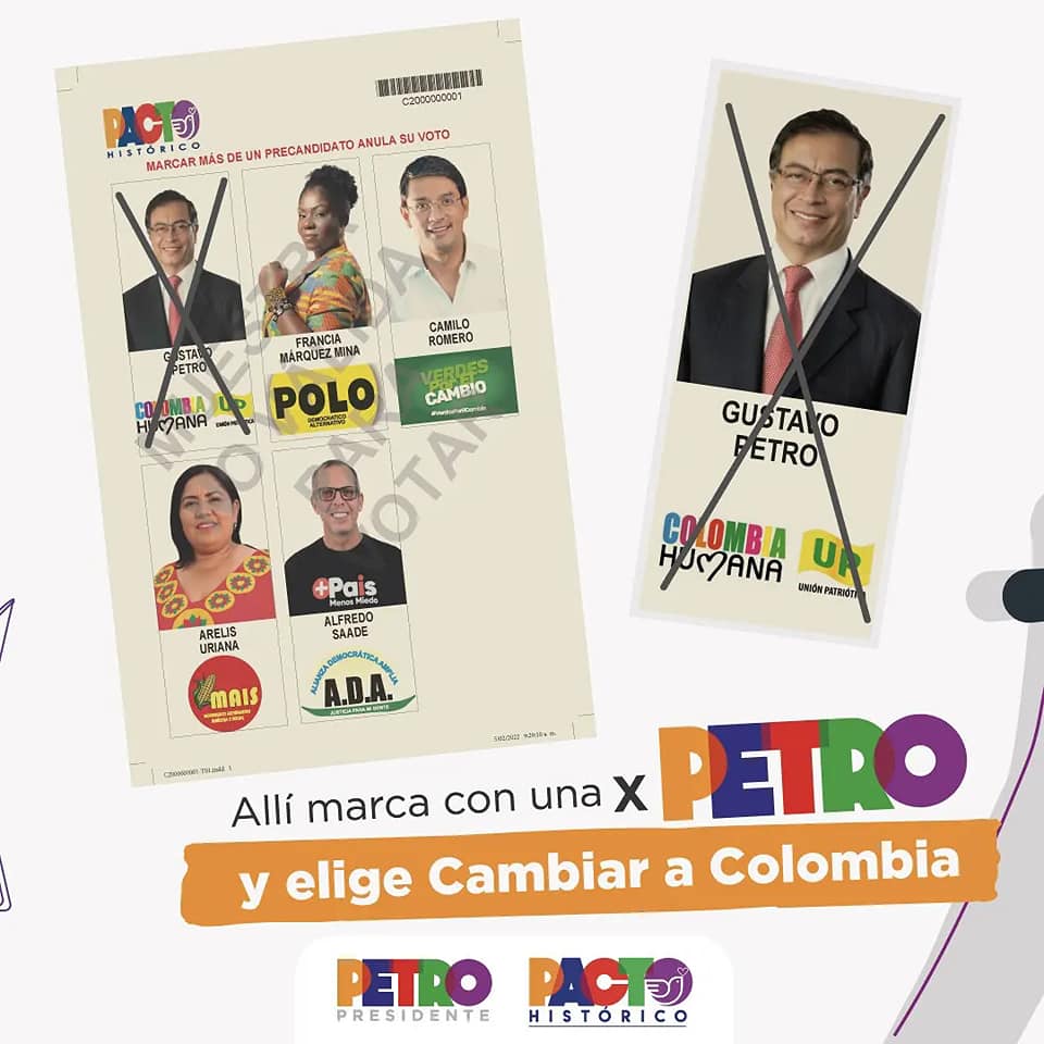 Mañana 13 de marzo pide el tarjetón de la consulta del Pacto y marca Petro!
#SoyPetroSoyPacto