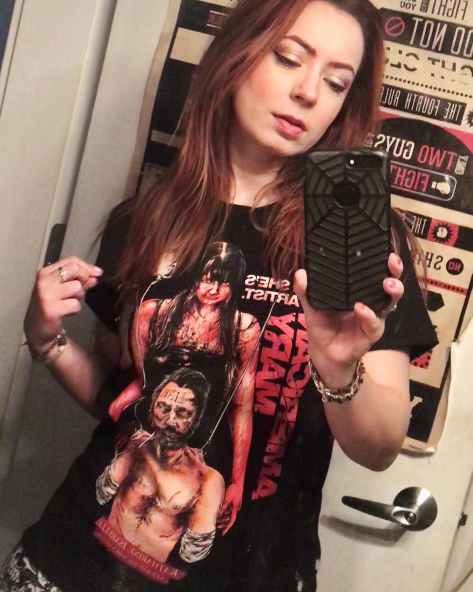 twisted_twins's tweet photo. “What was that? I couldn’t hear you because your mouth’s sewn shut.”

Epic Ten Year Anniversary American Mary Ts from the wonderful folks at @unusualhorrorstore! Get yours here - https://t.co/r172C9OIt1

#AmericanMary #horror https://t.co/XPoqrGbP4D