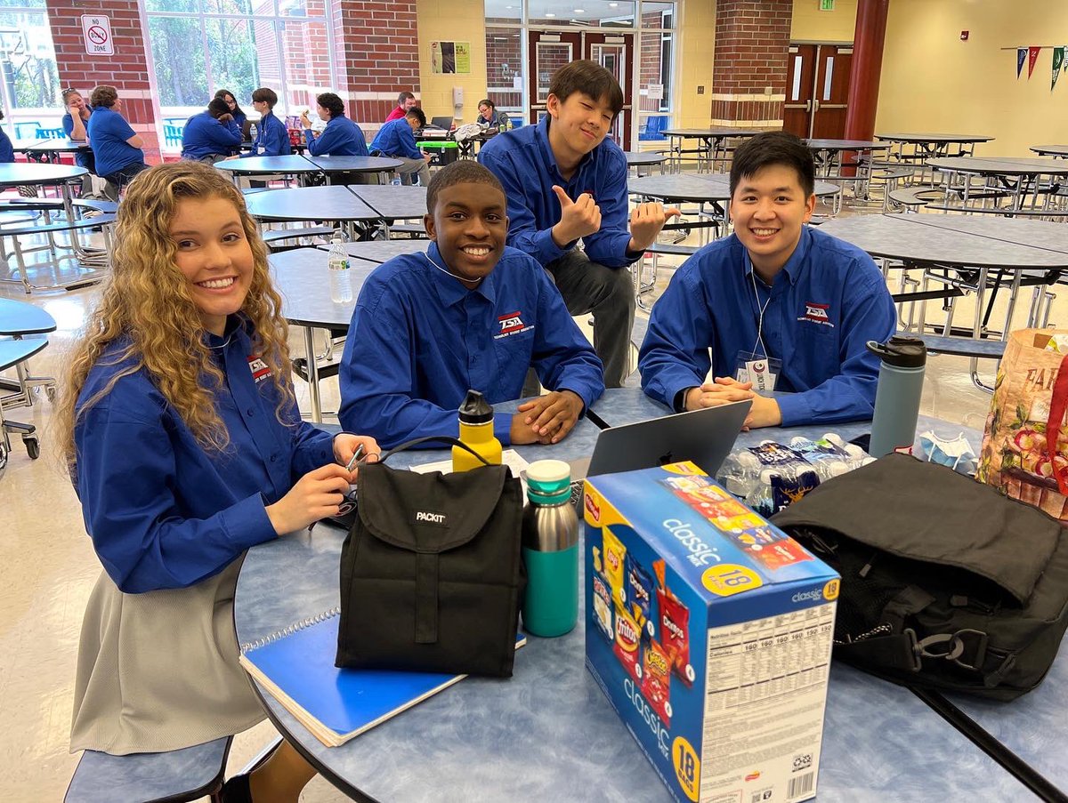 dutchforkhigh's tweet photo. Awesome job by our TSA (Technology Student Association) teams today at State Competition!  Awards next week but we have lots qualifying for worlds!  #foxpride #dfhsSTEM @LexRich5Schools @NationalTSA https://t.co/iusB2CAd6Q