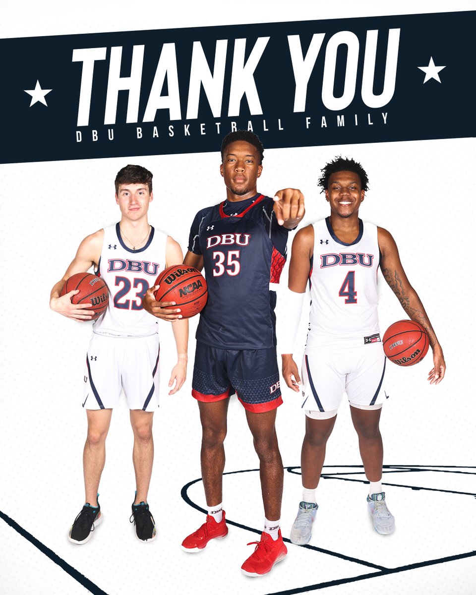 DBU's season comes to an end with a 76-68 loss to No. 22 Black Hills State.

Ricky Lujan: 18 points, 4 assists 
Cameron Kahn: 14 points, 4 rebounds 
Julian Miranda: team-high 6 assists