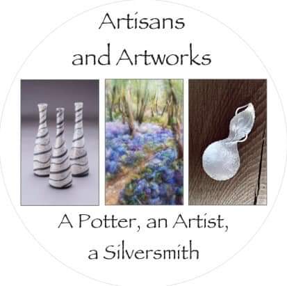 Only a week to go until the first of our 2022 #artisansandartworks events at <a href="/creakeabbey/">Creake Abbey</a> Myself, textile artist #SarahBurt &amp; silversmith #CatherineDownes are looking forward to being there next Saturday 19th March, do come &amp; say 'Hello!'