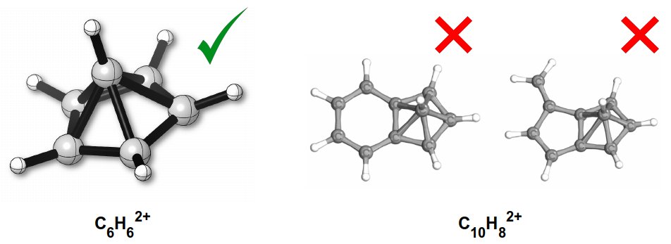 Our last paper accepted in #MNRAS @RAS_Journals is now online! doi.org/10.1093/mnras/… A curious conclusion is that naphthalene dication does not form low-energy structures that contain the benzene dication motif. [doi.org/10.1021/acs.jp… ].