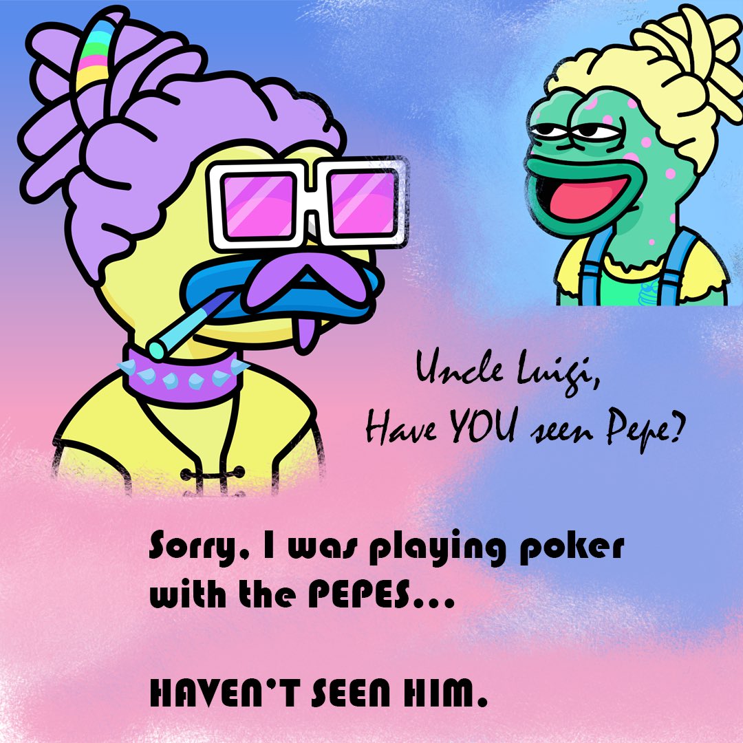 flying_factory's tweet photo. Has Anyone Seen Pepe? #findpepe @R0mperZ @pepeuniversenft @mrhardicknft #NFTCommunity #NFTartists Please help us find Pepe…retweet and ask your Pepe friends. https://t.co/mDwNNnRf3s