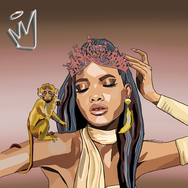 The_Silk_Master's tweet photo. Jazzin about my Monkey Lady @YearoftheWoman_ 
#Smokin #NFT https://t.co/79Rlu3I9Vs