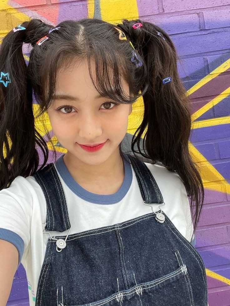 Jihyo always cutie with pigtails #JIHYO #지효