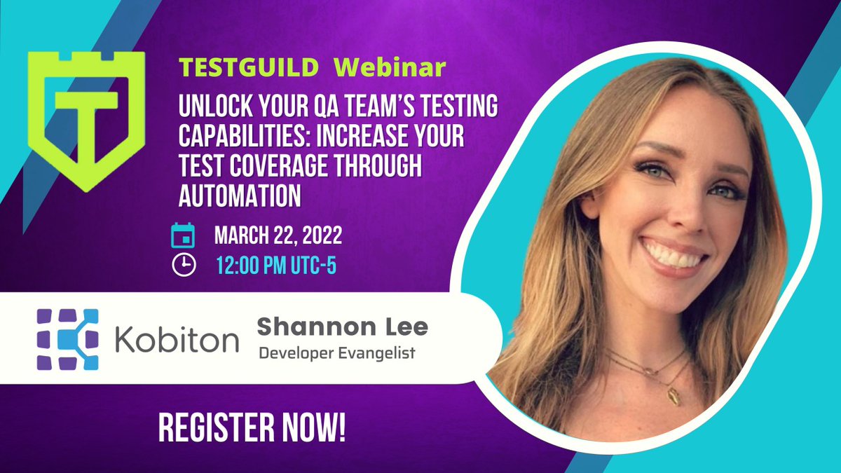testguilds's tweet image. Unleash the power of automation to expand your testing coverage and give your QA teams more time to analyze so fewer bugs sneak into production, saving the organization time and money. Learn how 👉bit.ly/34CX3AN #scriptlessautomation #mobileapptesting @KobitonMobile