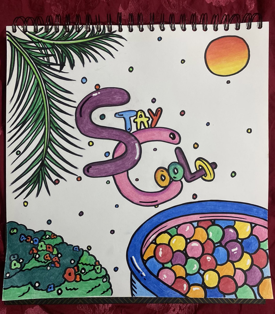 inademle's tweet photo. @Staycoolnft always giving us a pop of colour alongside amazing vibes. Here’s to the staycoolfam! ✌️☺️ #staycoolforever #staycoolfam https://t.co/cIYjeOdypv