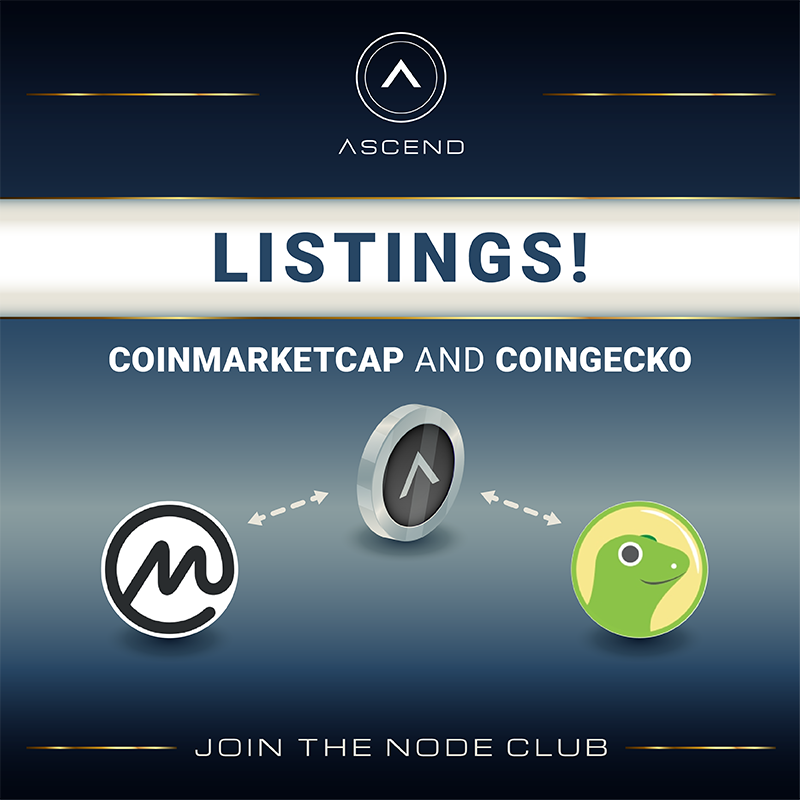 🔥 $ASND is now listed in <a href="/CoinMarketCap/">CoinMarketCap</a> &amp; <a href="/coingecko/">CoinGecko</a> 

✅Buy ASND in TraderJoe
Token Address: 0xFd0c58F03c83d6960BB9dbFd45076d78Df2F095D

Join the Node Club!

#Ascend #Nodes #Avalanche  #AscenderArmy #NodeLife #NodeArmy #NFT $univ $strong $power $polar