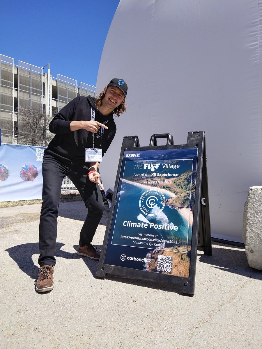 Imagining a sustainable metaverse #sustainablemetaverse #FLUFworld #swsx