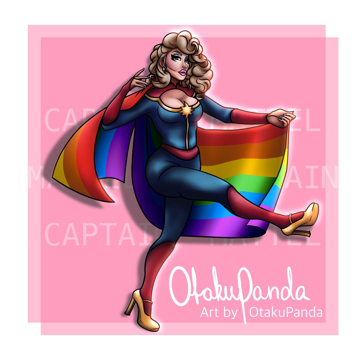 OtakuPandaness's tweet photo. The hero we really need - Captain (Trixie) Mattel! I worked super hard on this piece and it's a bit different from the usual. With the world being turned upside-down right now, it's important we stand together.
#RPDP #TrixieMattel #UNHhhh #DragRace #LGBT #WithUkraine https://t.co/NQKqZO4us6