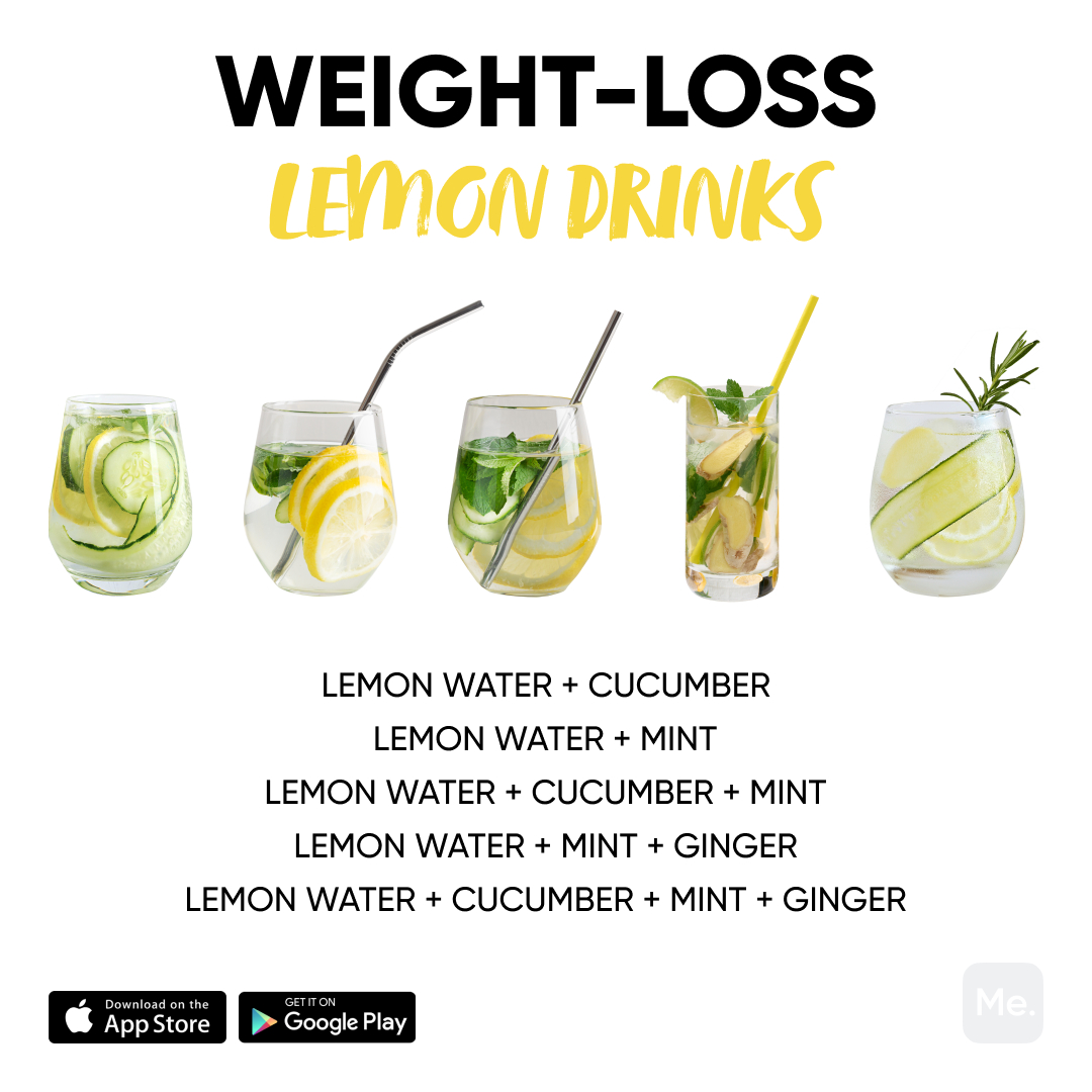 betterme's tweet image. Four simple ingredients &amp;amp; five variations! Each one is uniquely delicious and refreshing! What&apos;s your lemo-combo? 🍋🌿
#bettermechallenge #workoutathome #gettingleaner #weightlossthatworks #homeworkout #fitnessgoal #fitnessmotivation #infusedwater #detoxwater #weightlossdrink