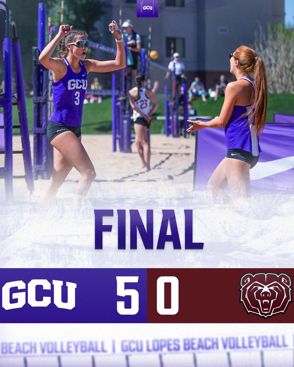 GCU_Beach's tweet photo. Senior Day sweeps >>> 🧹🧹🧹
#LopesUp https://t.co/pazRG7a1tO