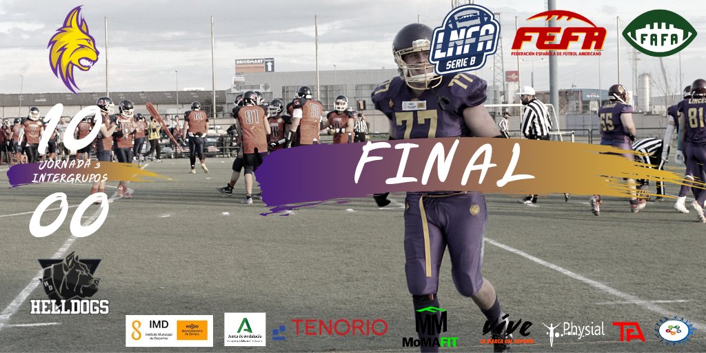 Sevilla_Linces's tweet photo. ¡Victoria de Sevilla Linces! 💜💛

#SevillaLinces #LNFASerieB #EnjoyFootballAmericano https://t.co/k5hF6vMeqj