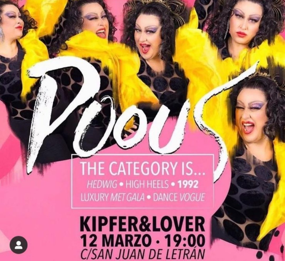 LGTBPSOEMLG's tweet photo. Poous , un increíble evento reivindicativo, con toque de los 80 y 90, donde el ocio, la cultura, las drags, los tacones y los looks, bajo el ambiente LGTBI y la Diversidad, son los grandes protagonistas, y @PeraltaGallego y otros compañeros presentes. 

#Poous #LGTBI #Drags #PSOE https://t.co/kTiiO14C8U