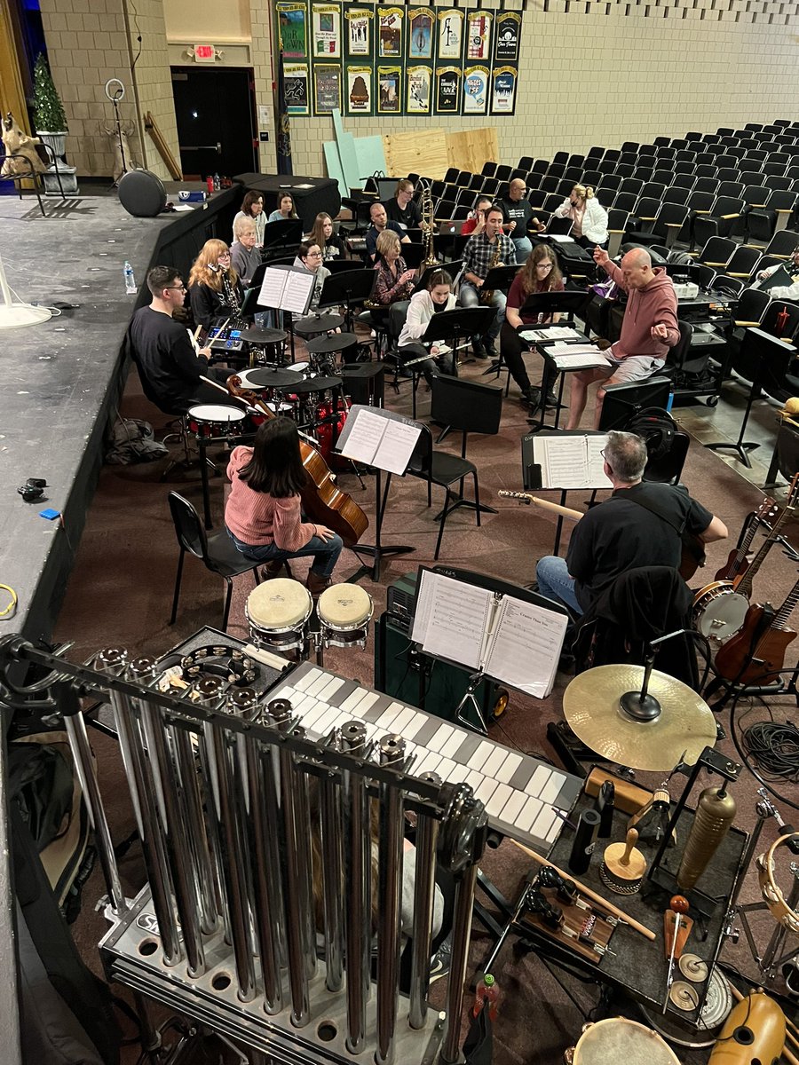 BVABroadway's tweet photo. A very successful sitzprobe today!🎻🎺You sure don’t want to miss this show! Opening night this upcoming Thursday, March 17th starting at 7:30. Get your tickets at https://t.co/8WqqLBhMmL March 17-20th https://t.co/FXzKbiEIb0
