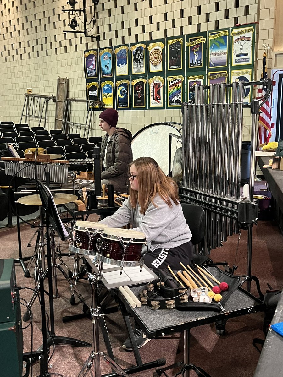 A very successful sitzprobe today!🎻🎺You sure don’t want to miss this show! Opening night this upcoming Thursday, March 17th starting at 7:30. Get your tickets at bvabroadway.com March 17-20th