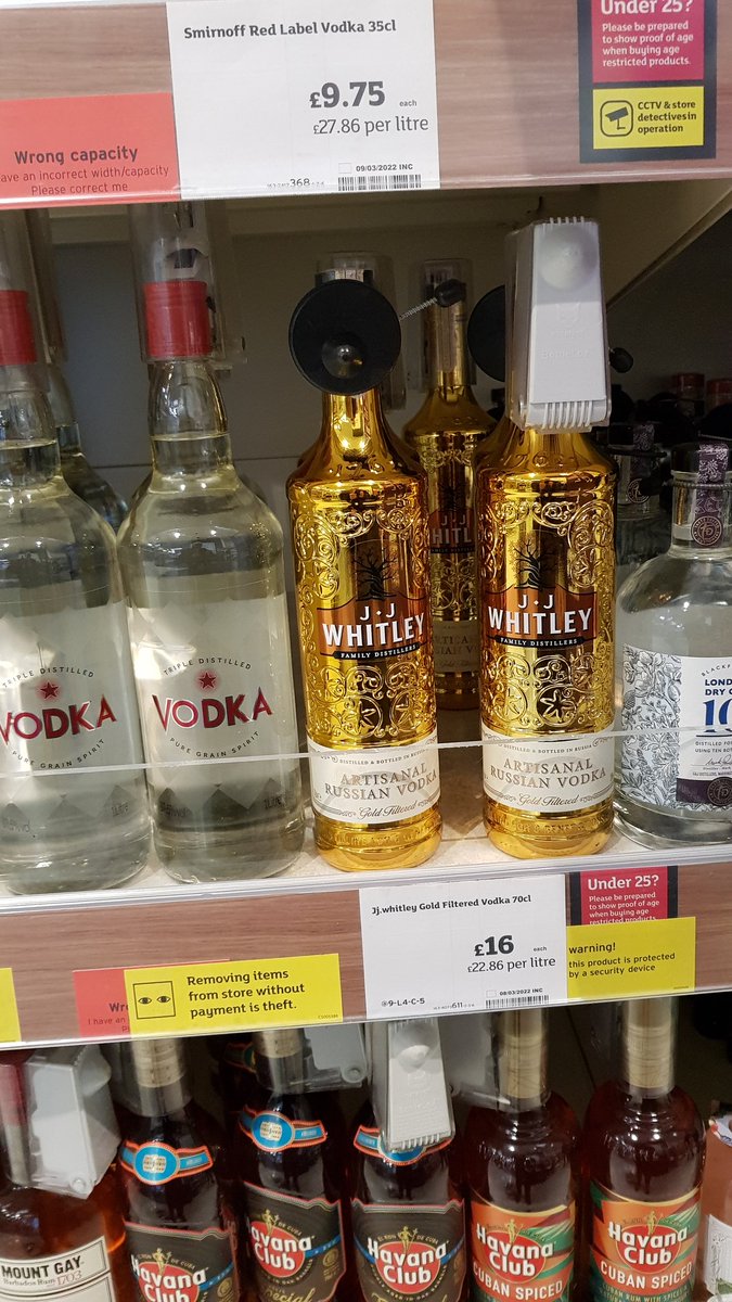 Dickson2902R's tweet photo. Why @sainsburys are you still selling Russian vodka in your Kenilworth store? https://t.co/6niN6IYVmh