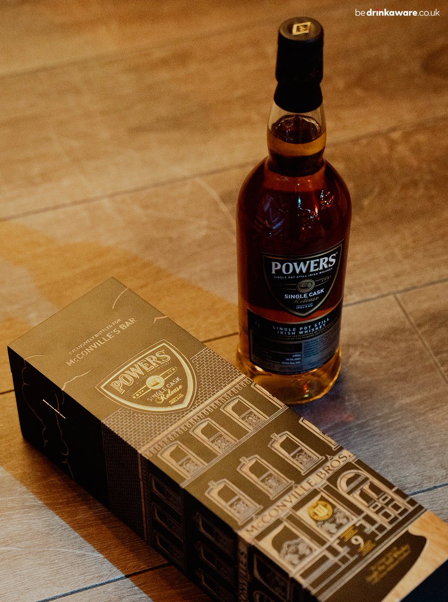 On Thursday night we celebrated the launch of the brand new Powers 9-Year-Old Single Cask whiskey bottled exclusively for McConville's Bar in Portadown. 

More: bit.ly/McConvillesBar…

#IrishWhiskey #PowersIrishWhiskey #Portadown