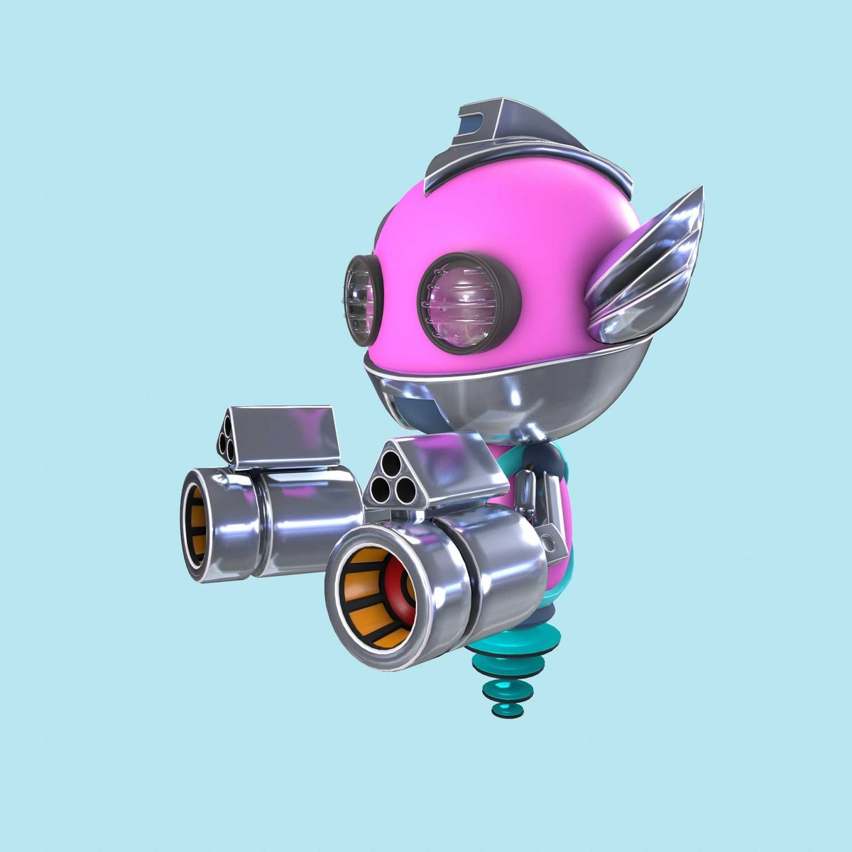 cryptobots_game's tweet photo. Pew-Pew-Bot sneak peek! π€
The Classic Cryptobots team is keeping up the work on the 3D classics to make them look even sharper!
β΅οΈ Classic Bots OpenSea: https://t.co/fskHMBwCy9
#ClassicCryptobots #Cryptobots #HistoricalNFTs https://t.co/CVI3DEFdD2