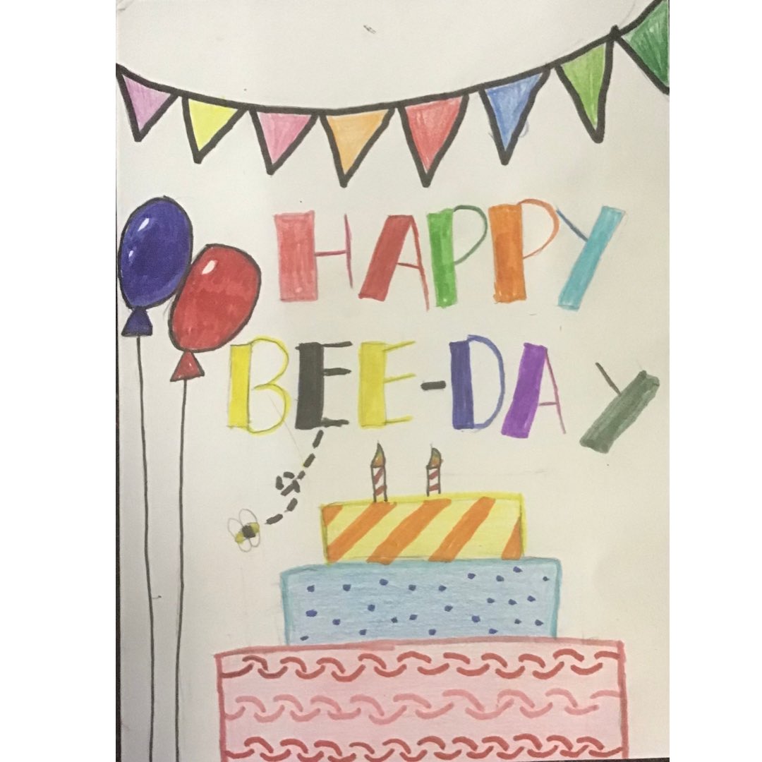 StrathAnnette's tweet photo. Introducing the birthday card runners up 🎉

It was so difficult picking a winner from our competition with the Annette Street pupils, we had to pick four runners up!

How talented are the Annette Street pupils 🤩👏🏻 @AnnetteStreetPS https://t.co/jD1deO1rwa