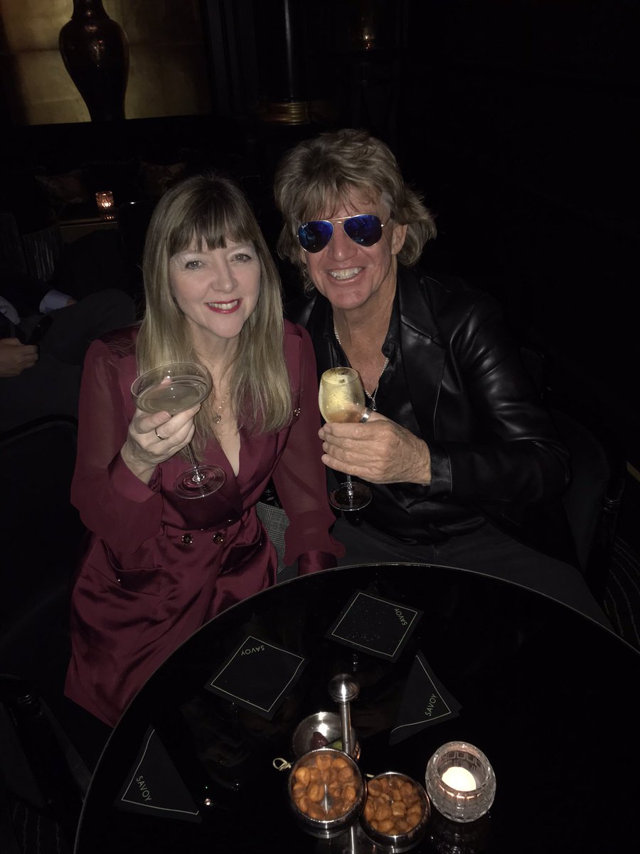 Tracy at last! At The Savoy, bit of a celebration…