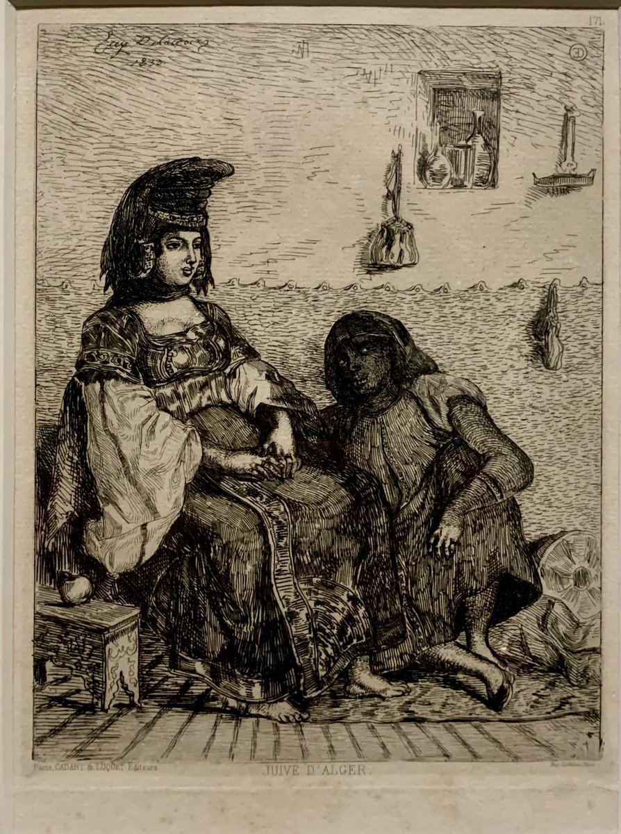 LivyEtoile's tweet photo. L’exposition #JuifsdOrient de l’@imarabe pose un parcours chronologique qui questionne, entre bien d’autres sujets, la place des juifs dans l’Orientalisme. La thématique s’axe notamment sur les voyages d’Eugène Delacroix (Maroc, Algérie) et de Théodore Chassériau (Constantine) ⬇️ https://t.co/58dhw3p0jT