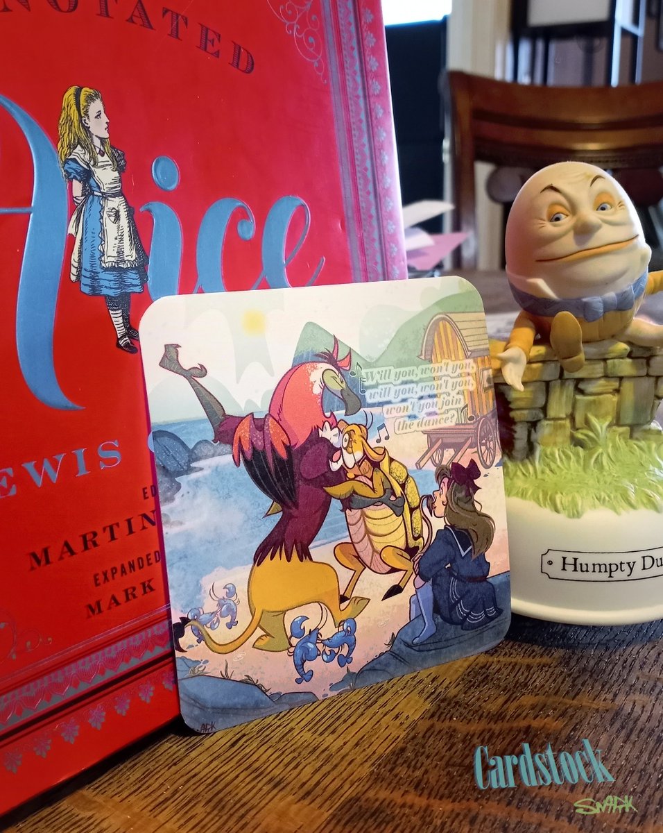 darkwingsnark's tweet photo. Opened up a new shop on Etsy to sell art prints. Feel free to check them out!
---
https://t.co/XxkrC3dVkS
---
#aliceinwonderland #lewiscarroll #mockturtle #gryphon #artprints https://t.co/8Jjnjqn0Ww