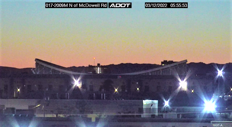 ArizonaDOT's tweet photo. QUIZ ANSWER: This camera is located on Interstate 17 north od McDowell Road in Phoenix.

Thanks for playing!

#AZ511 https://t.co/4ZxmMVB26j