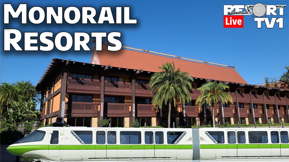 ResortTV1's tweet image. Join us at 6:00pm ET for some Magic Kingdom Monorail Resort Hopping &amp;amp; Disney Enchantment Fireworks!

The stream will be live here - youtube.com/watch?v=rmb9-x…  

Don't miss this relaxing evening of Resort Hopping at our favorite Walt Disney World Resorts!