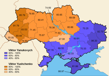 One obvious consequence of this war is a complete and irreversible de-Russiphication of Ukraine. For many decades Ukraine was polarised between the Russophone East and the Ukrainian-speaking West. That's how pretty much any electoral map till 2014 looked like