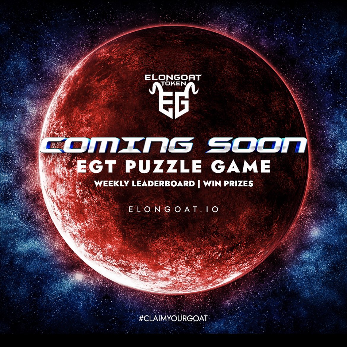 ElonGoatToken's tweet photo. Our play-2-win game is coming out sooner than you think! 🔥

Soon, our team will have access to play the game in hand and will be announcing opportunities for the community to participate in the beta test before wide release.😎

#p2wingame #egttoken #elongoattoken #claimyourgoat https://t.co/pcPmnwx292