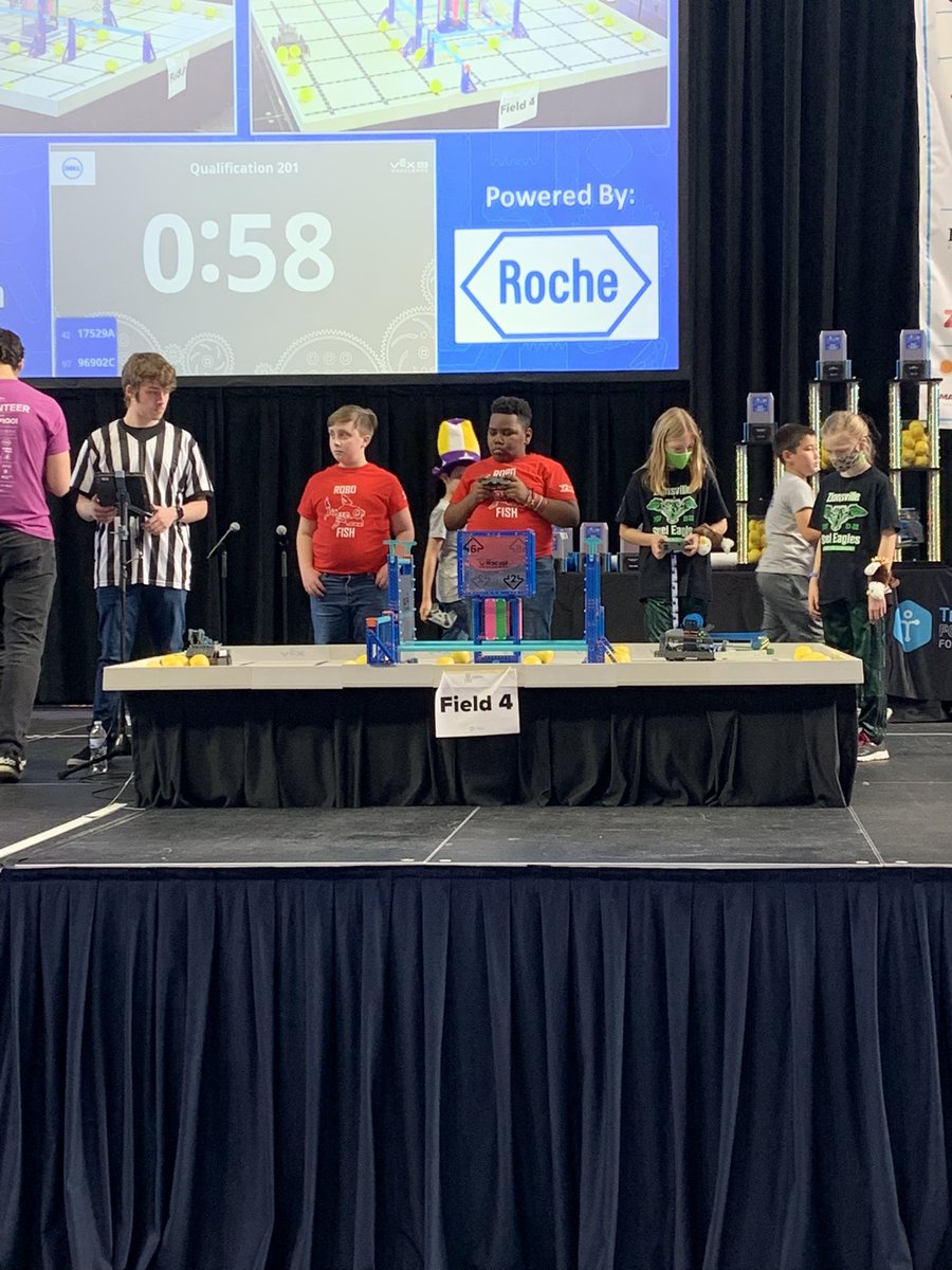 aluc_edu's tweet image. @TPF4YRobots #robotsforall @fcpaRoboFish @PikeSchools @FcpaMsdpike Still working hard at the Indiana Vex Robotics State Championships!