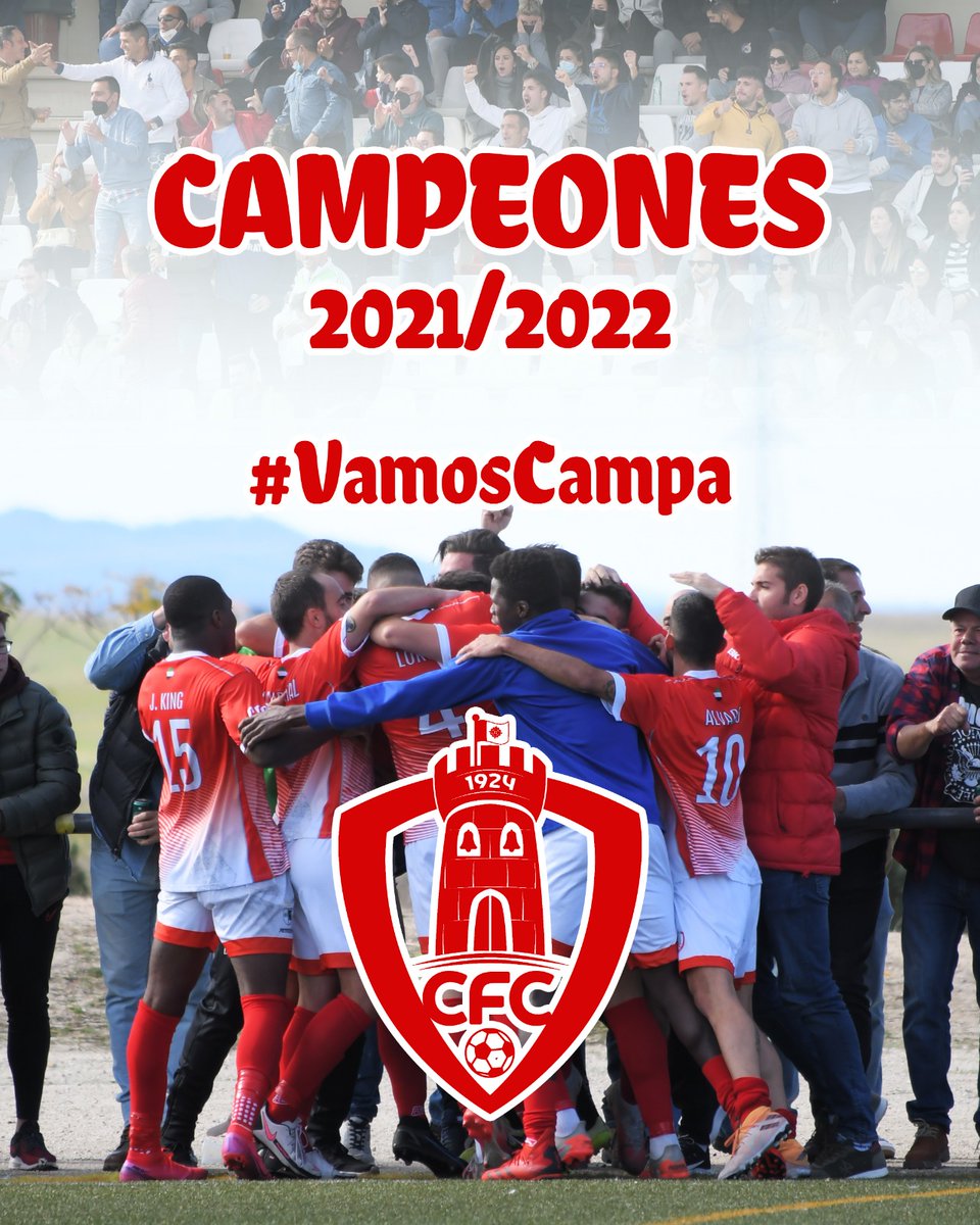 CFCAMPANARIO's tweet photo. 🥇 ¡SOMOS CAMPEONES DE LIGA!

¡Hemos vuelto a hacer historia! 💪💪

#VamosCampa 🔴🔴🔴 https://t.co/Gf15RZtM5D