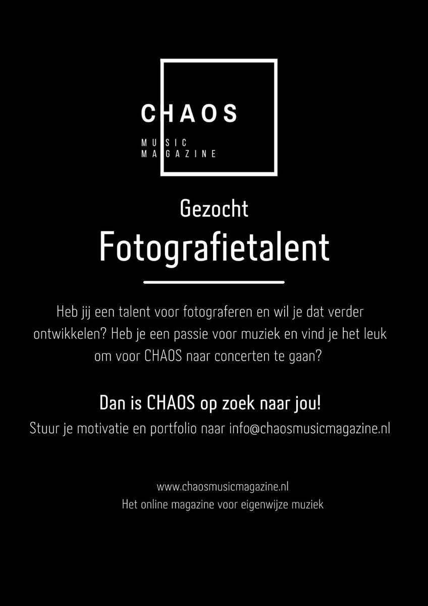 #concertfotografie #musicmagazine #alternativemusic we zoeken fotografen en schrijvers!
