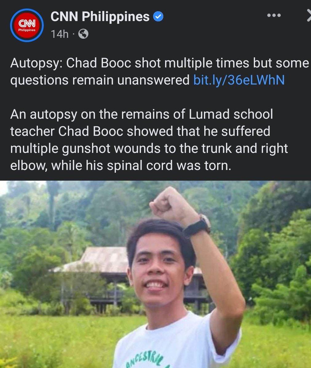 plum_sandoval's tweet photo. He was a teacher, an ordinary civilian.
Stop red-tagging now, stop extra-judicial killing!
#JusticeForChadBooc
#JusticeForNewBataan5
#DefendTheDefender https://t.co/UOj0zGM3la