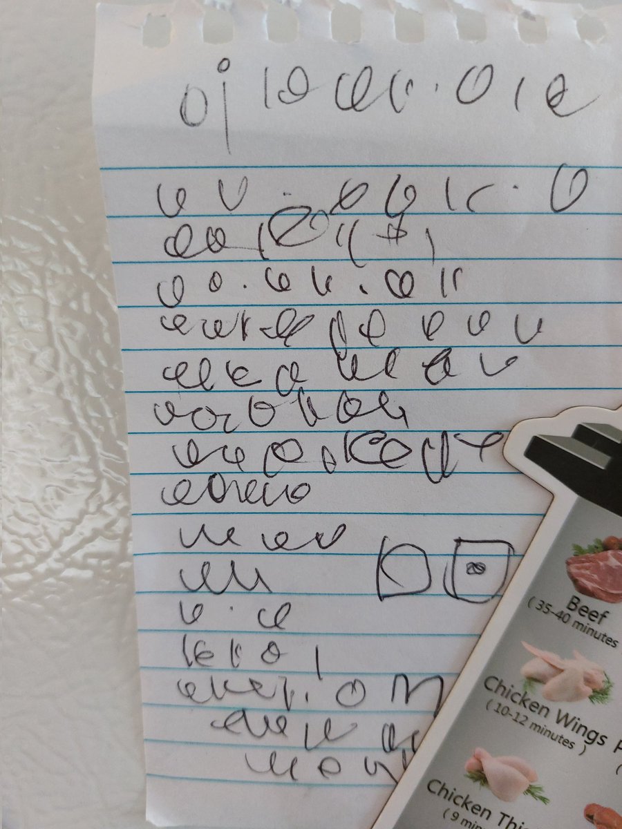 nannabo78's tweet photo. I found a note from #Lillee #PrincessPi #TeamToddsterJr #GrandMinion1 in my notepad. Definitely keeping it 🥰💜🎶 https://t.co/vko1VCGvgq
