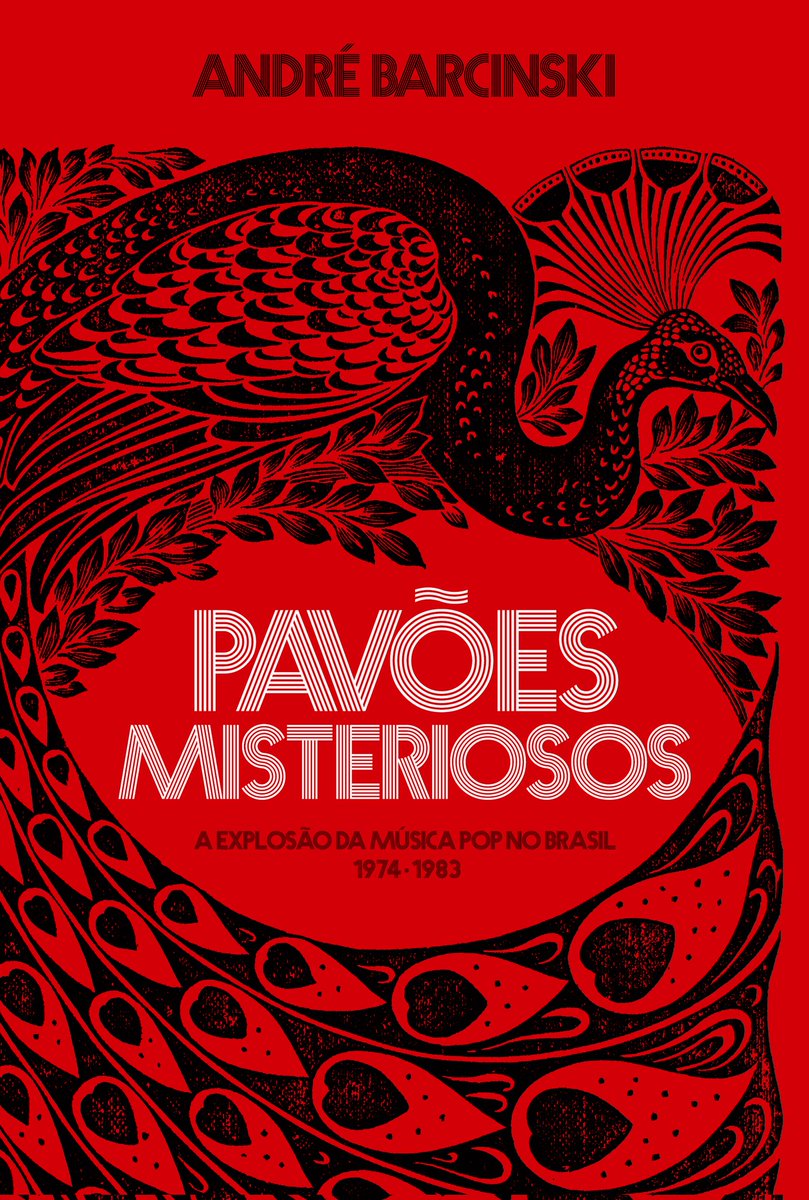 andre_barcinski's tweet photo. Aqui está a capa da nova edição do meu livro "Pavões Misteriosos", arte lindona do xará André Hernandez. Sai em maio/junho e terá cerca de 400 páginas a mais que a versão original, com umas 30 entrevistas: Odair, Ritchie, Fafá, Fagner, Lincoln Olivetti e muito mais... https://t.co/eIMGUN2IPJ