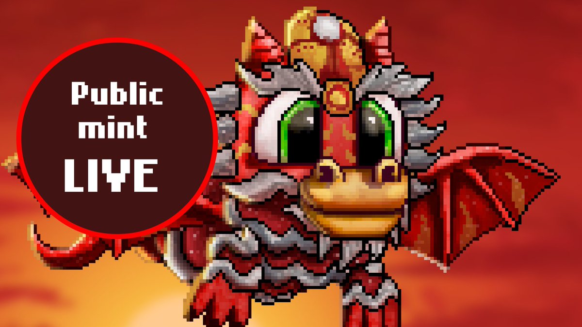 Whitelist mint is over! A lot of our Sukoshis has been successfully sold!

The PS5 and a lot of super rare ones a still left 😍

Your chance to get it now at the public sale 🍀

Public mint starting now: public.sukoshidragonz.com

Only use this link. Nothing else ‼️