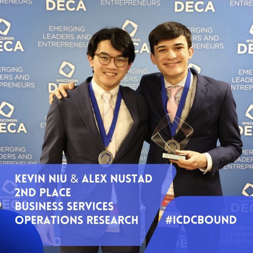 Congrats to Kevin and Alex! #ICDCBOUND
