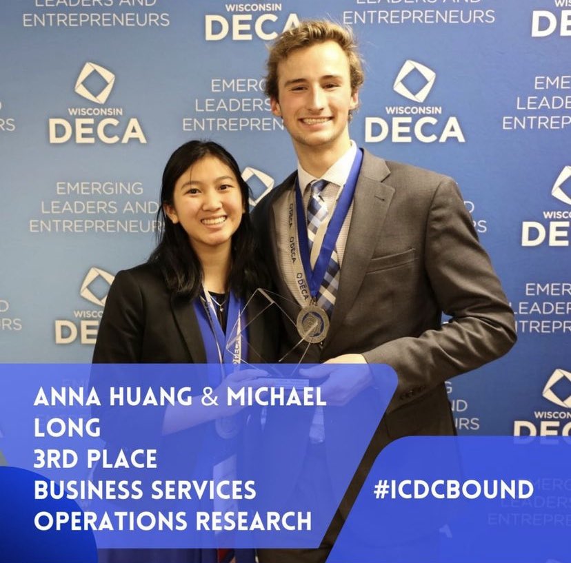 Congrats to Anna and Michael! #ICDCBOUND