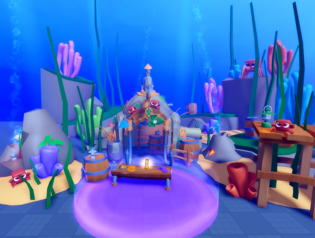 AquaGamesTeam's tweet photo. Introducing The Merchant Shop! 🛍️

|#RobloxDev|#Roblox|#Lowpoly|#robloxart| https://t.co/ss4lmh4qvb